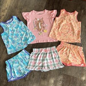 Lot of Cuddl Duds 3 Pajama Sets size 7/8